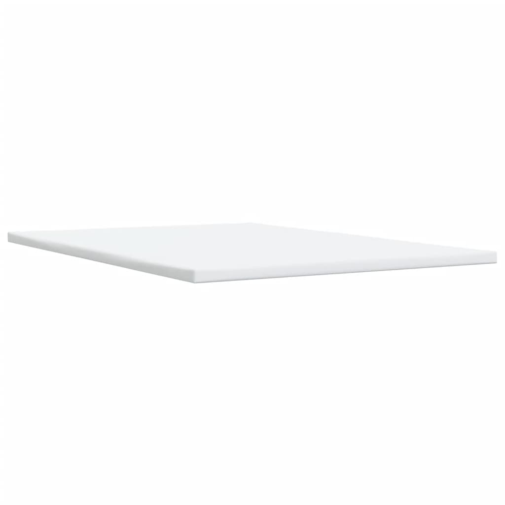 Box Spring Postel S Matrací Textil Krémová