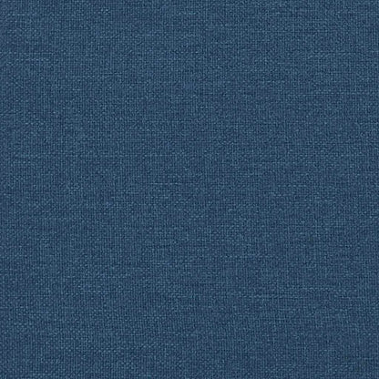 Box Spring Postel S Matrací Modrá 200X200 Cm Textil