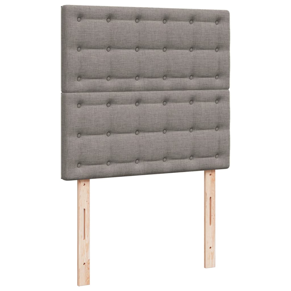 Box Spring Postel S Matrací Textil Taupe