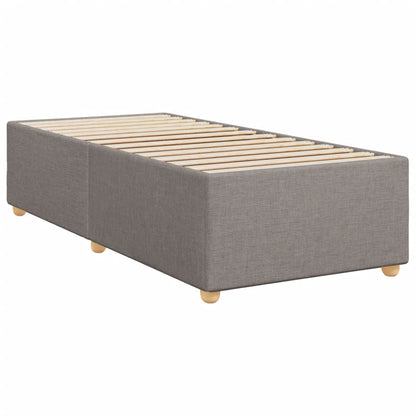 Box Spring Postel S Matrací Textil Taupe