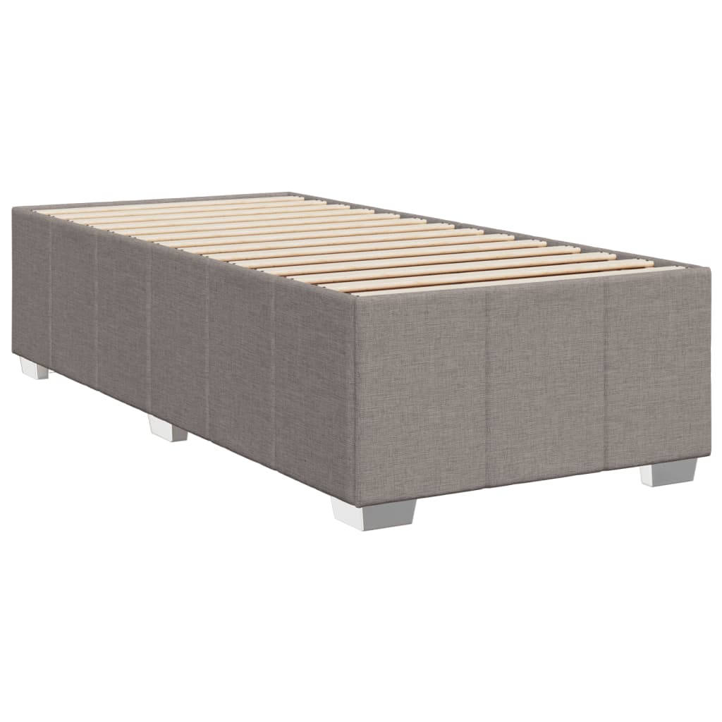 Box Spring Postel S Matrací Textil Taupe