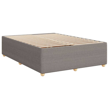 Box Spring Postel S Matrací Textil Taupe