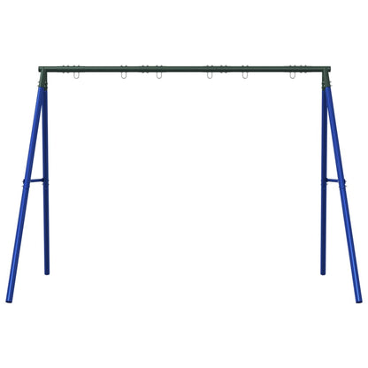 Houpací Rám Pro Venkovní Použití S 6 Závěsnými Háky Modrý Ocel
