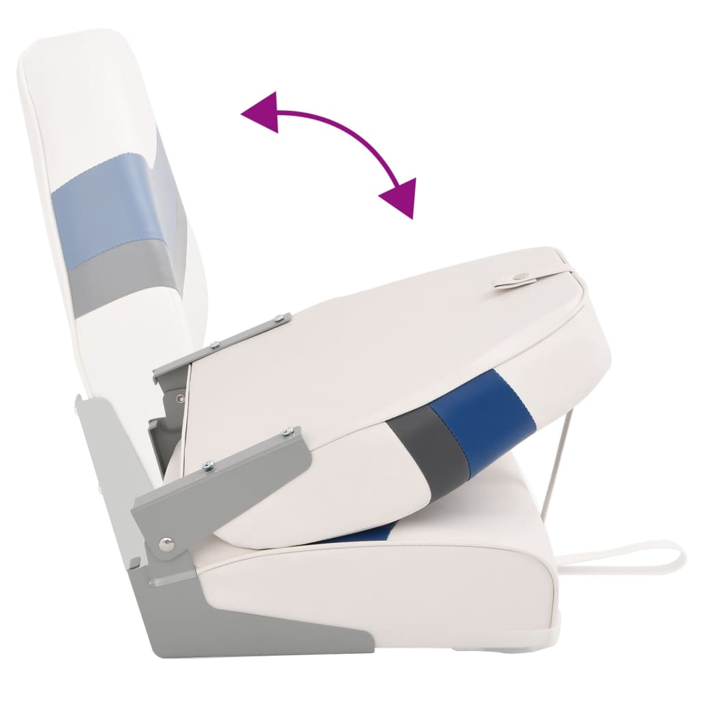 Lodní Sedadlo S Vysokým Opěradlem Skládací 44 X 38 X 55 Cm