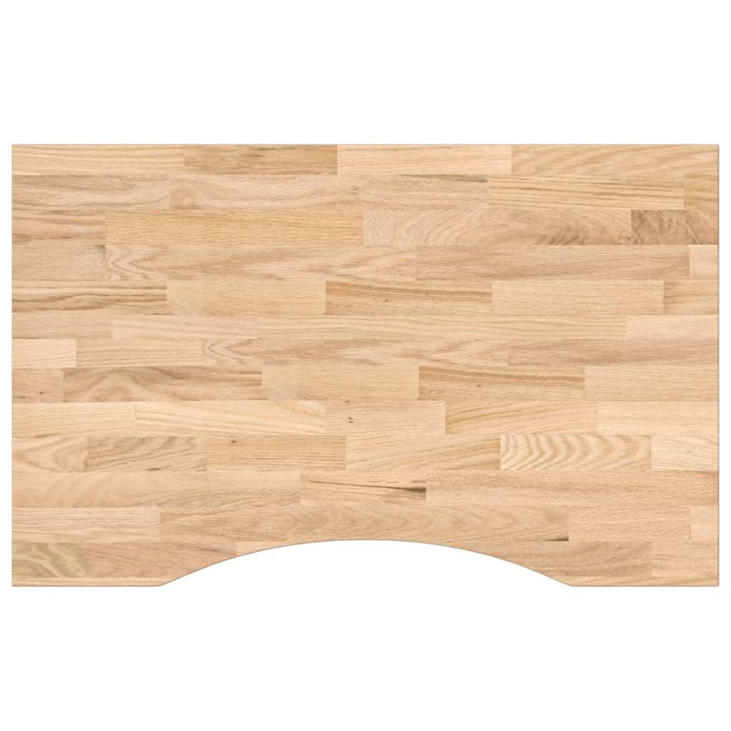 Stolní Deska Neošetřené 80X50X2,5 Cm Dub Obdélníkový