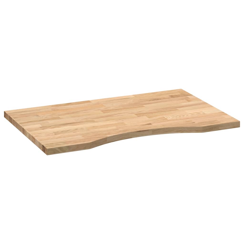 Stolní Deska Neošetřené 80X50X2,5 Cm Dub Obdélníkový