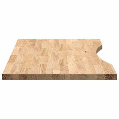Stolní Deska Neošetřené 80X50X2,5 Cm Dub Obdélníkový