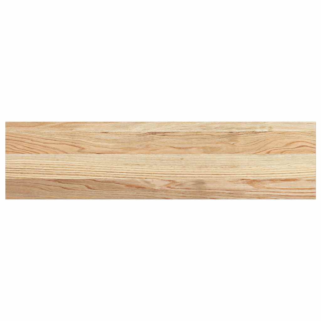 Okenní Parapety 2 Ks Neošetřené 80X20X2Cm Masivní Dubové Dřevo