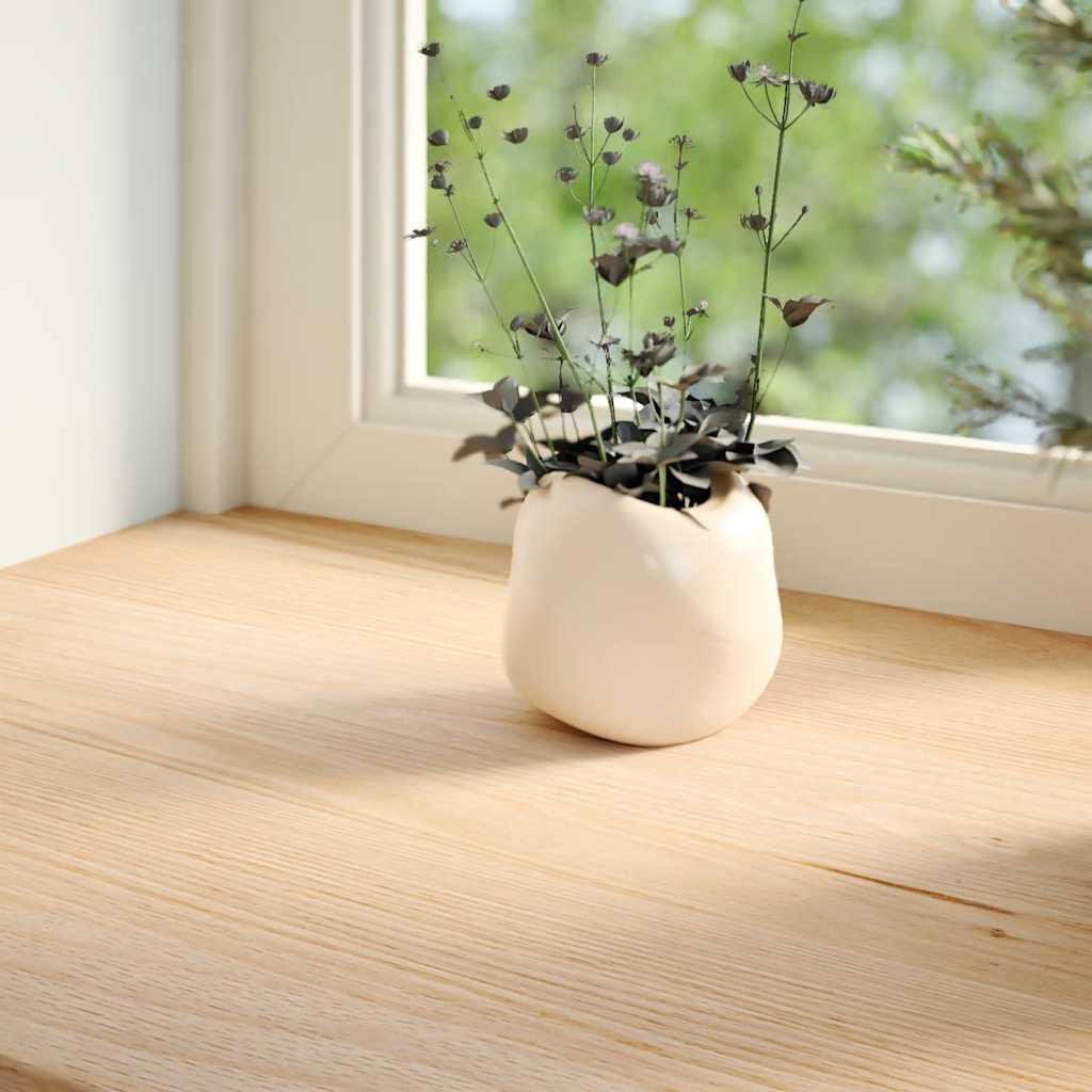 Okenní Parapety 2 Ks Neošetřené 100X20X2Cm Masivní Dubové Dřevo