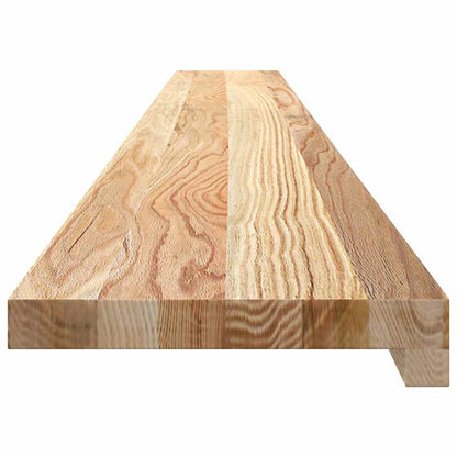 Okenní Parapety 2 Ks Neošetřené 70X15X2Cm Masivní Dubové Dřevo Přírodní