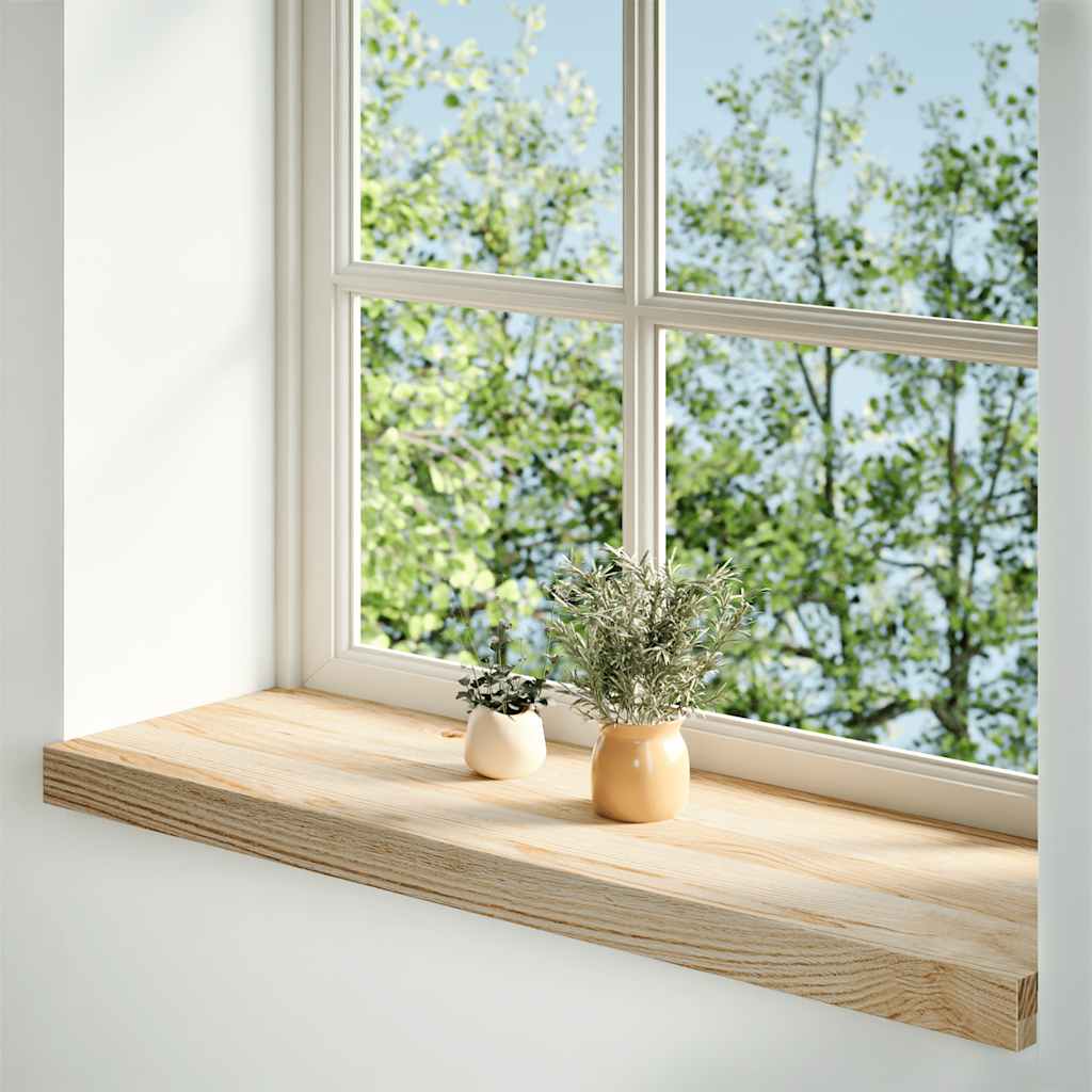 Okenní Parapety 2 Ks Neošetřené 90X30X2Cm Masivní Dubové Dřevo
