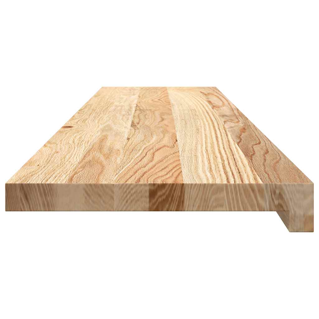 Okenní Parapety 2 Ks Neošetřené 110X30X2Cm Masivní Dubové Dřevo