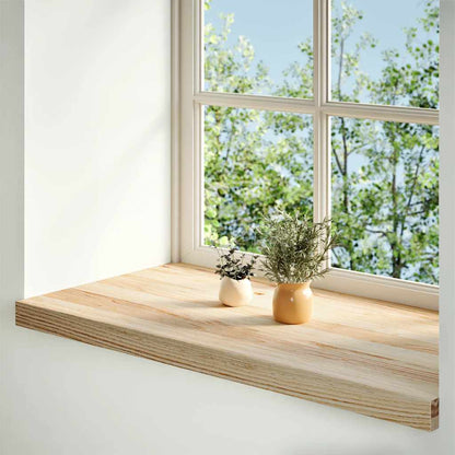 Okenní Parapety 2 Ks Neošetřené 80X40X2Cm Masivní Dubové Dřevo
