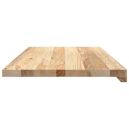 Okenní Parapety 2 Ks Neošetřené 80X40X2Cm Masivní Dubové Dřevo