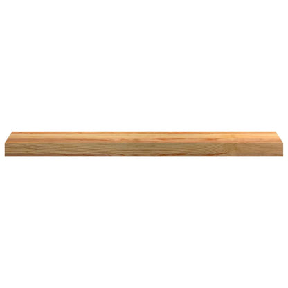 Okenní Parapety 2Ks Světle Hnědé 70X15X2Cm Masivní Dub