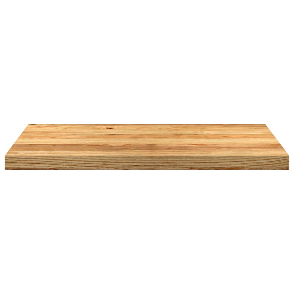 Okenní Parapety 2Ks Světle Hnědé 80X40X2 Cm Masivní Dub