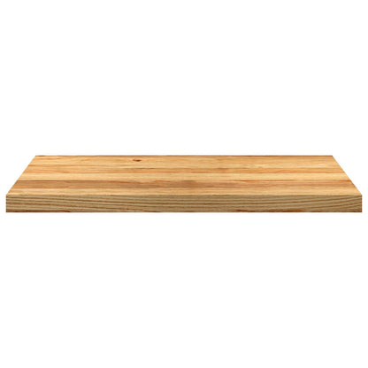 Okenní Parapety 2Ks Světle Hnědé 80X40X2 Cm Masivní Dub