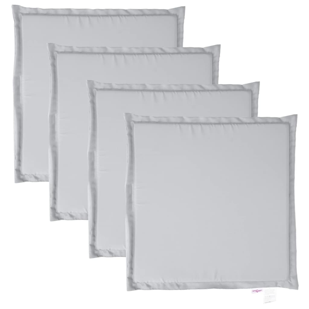 Podsedáky Na Zahradní Nábytek 4 Ks Šedé 45X45X2 Cm Čtvercové