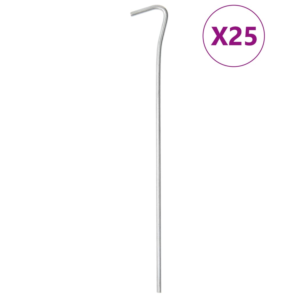 Stanové Kolíky 25 Ks 23 Cm Ø Pozinkovaná Ocel