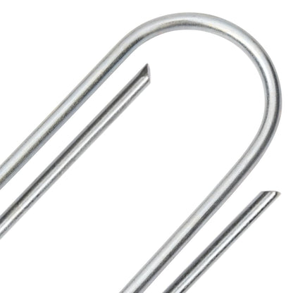 Zemní Kolíky Tvaru U 50 Ks 15 X 3,5 Cm Pozinkovaná Ocel