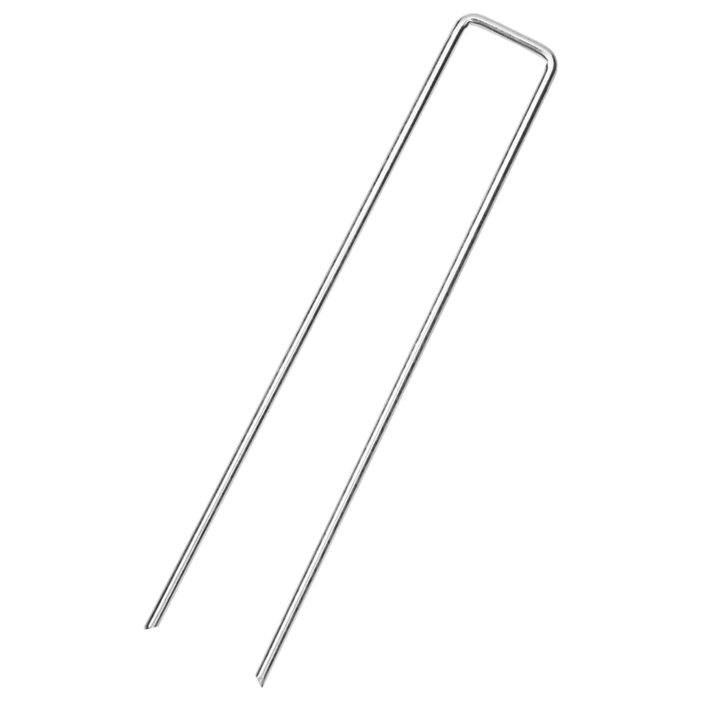 Zemní Kolíky Tvaru U 50 Ks 20 X 3,5 Cm Pozinkovaná Ocel