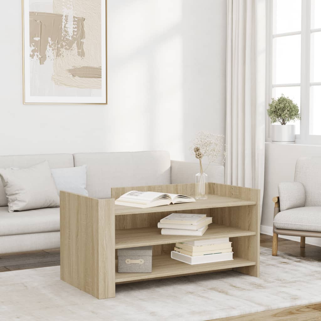 Konferenční Stolek Černý 100 X 50 X 50 Cm Kompozitní Dřevo