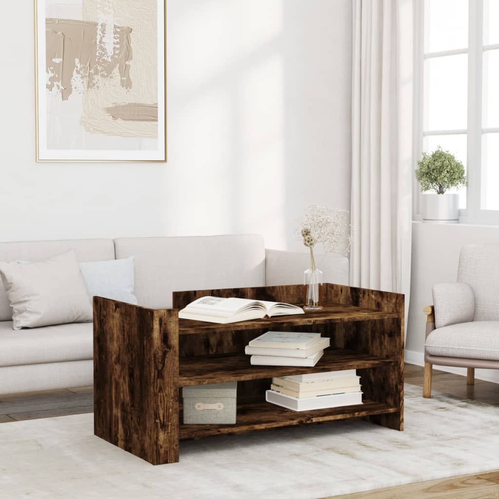 Konferenční Stolek Černý 100 X 50 X 50 Cm Kompozitní Dřevo
