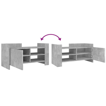 Tv Skříňka Betonově Šedá 80 X 35 X 40 Cm Kompozitní Dřevo