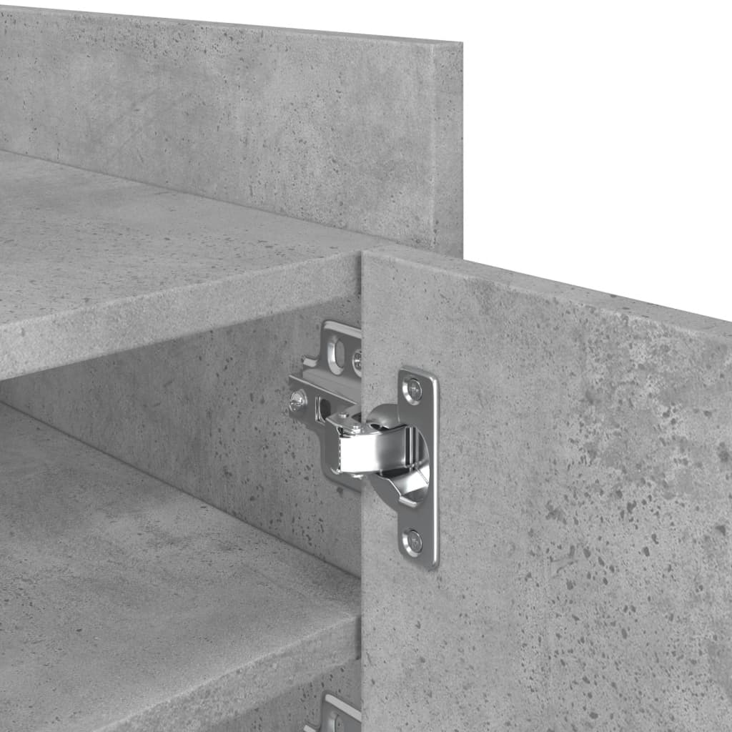 Tv Skříňka Betonově Šedá 80 X 35 X 40 Cm Kompozitní Dřevo