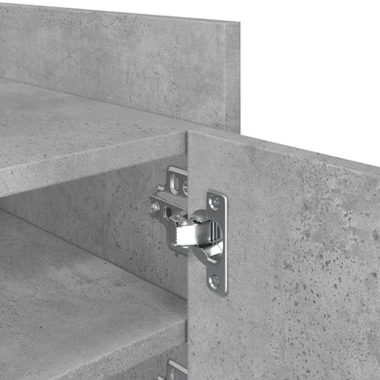 Tv Skříňka Betonově Šedá 80 X 35 X 40 Cm Kompozitní Dřevo