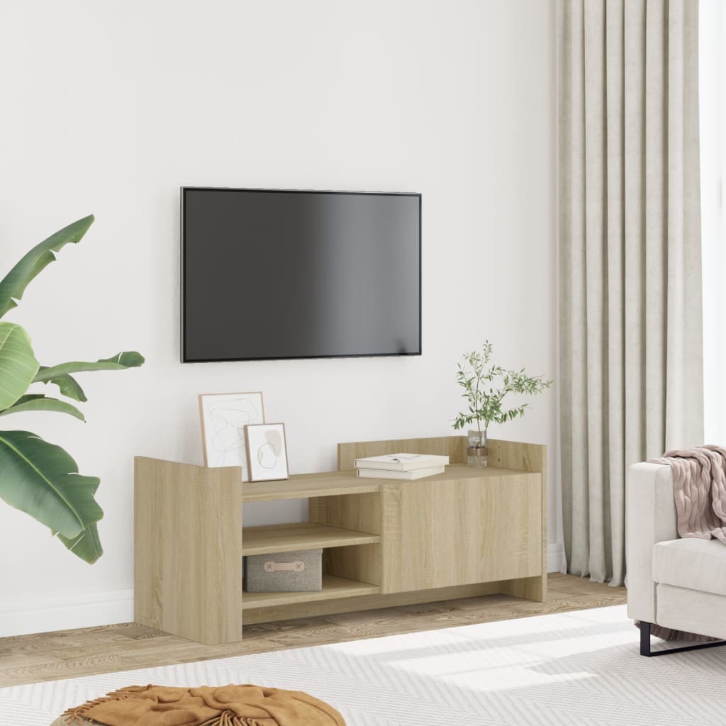 Tv Skříňka Betonově Šedá 80 X 35 X 40 Cm Kompozitní Dřevo