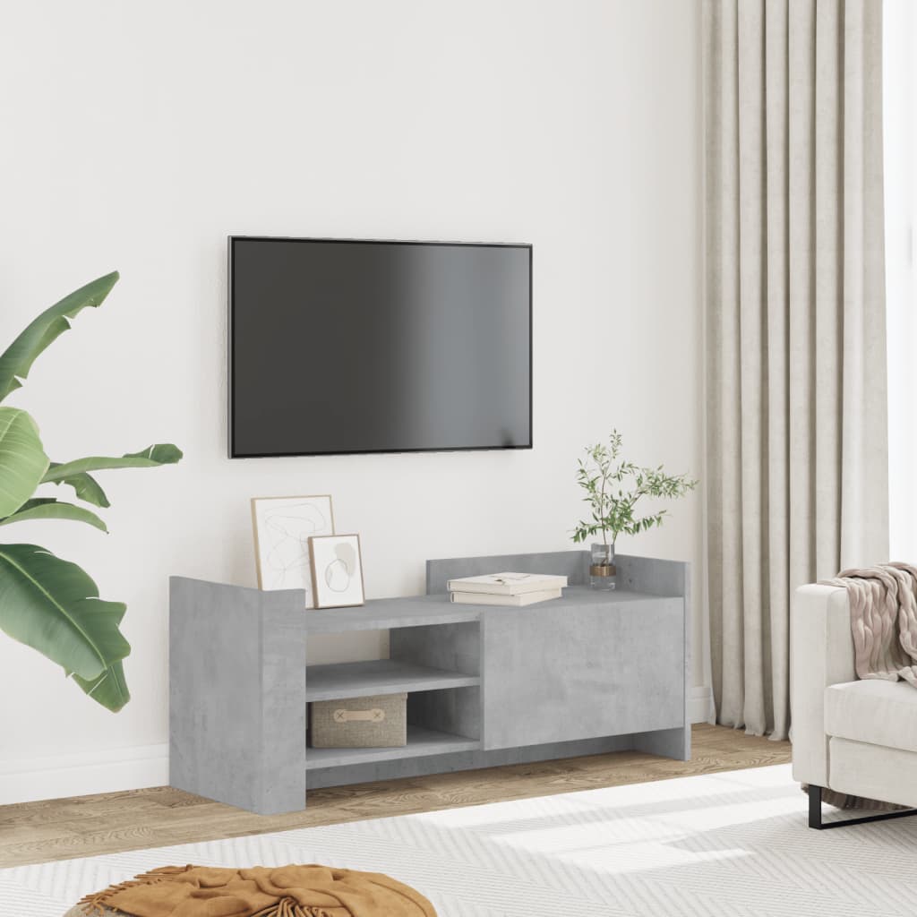 Tv Skříňka Betonově Šedá 80 X 35 X 40 Cm Kompozitní Dřevo