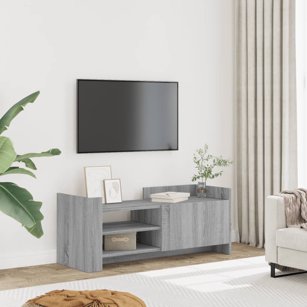 Tv Skříňka Betonově Šedá 80 X 35 X 40 Cm Kompozitní Dřevo