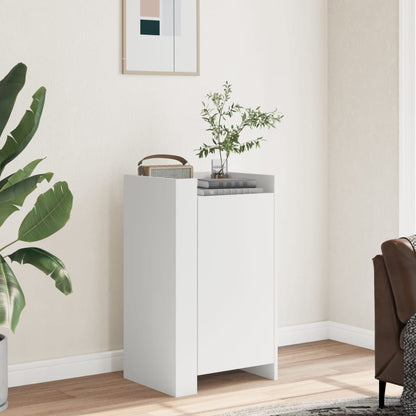 Příborník Betonově Šedý 45 X 35 X 75 Cm Kompozitní Dřevo