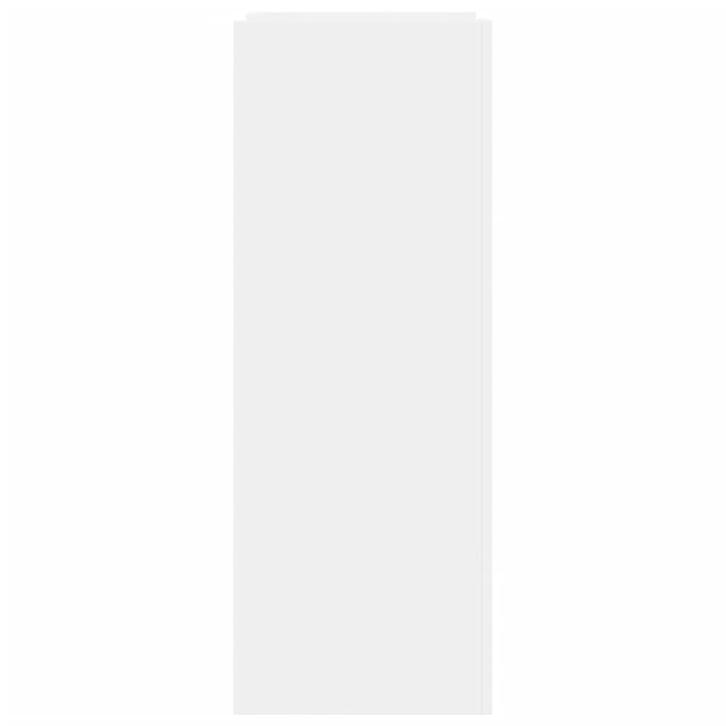 Botník Bílý 74,5 X 37,5 X 100 Cm Kompozitní Dřevo