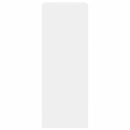 Botník Bílý 74,5 X 37,5 X 100 Cm Kompozitní Dřevo