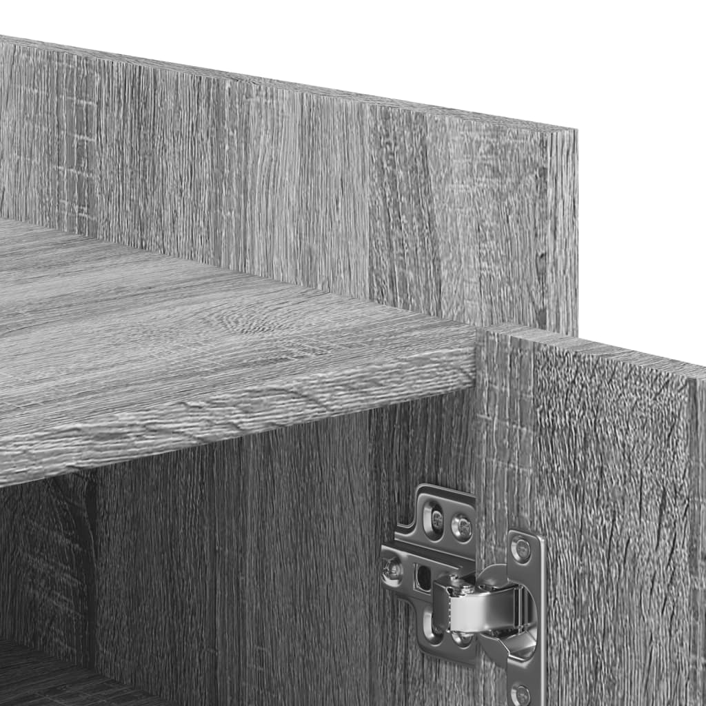 Botník Šedý Sonoma 52 X 37,5 X 100 Cm Kompozitní Dřevo