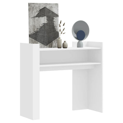 Konzolový Stolek Šedý Sonoma 100 X 35 X 90 Cm Kompozitní Dřevo