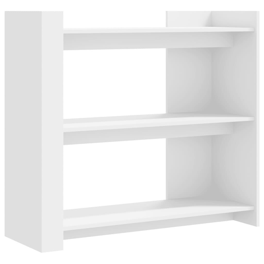 Konzolový Stolek Bílý 100 X 35 X 90 Cm Kompozitní Dřevo