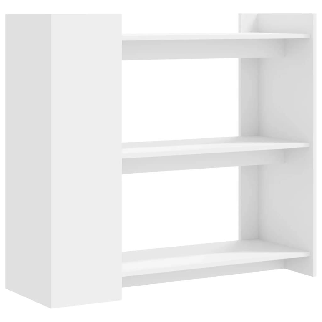 Konzolový Stolek Bílý 100 X 35 X 90 Cm Kompozitní Dřevo