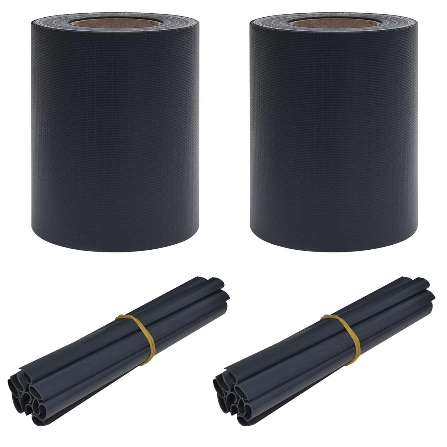 Zahradní Ochranné Plachty 70 X 0,19 M Pvc Tmavě Šedá