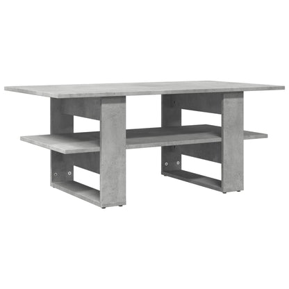 Konferenční Stolek Betonově Šedý 102X55X42 Cm Kompozitní Dřevo