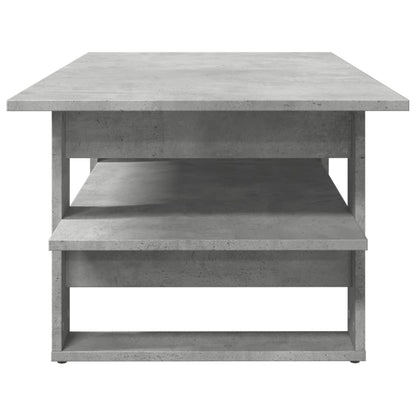 Konferenční Stolek Betonově Šedý 102X55X42 Cm Kompozitní Dřevo