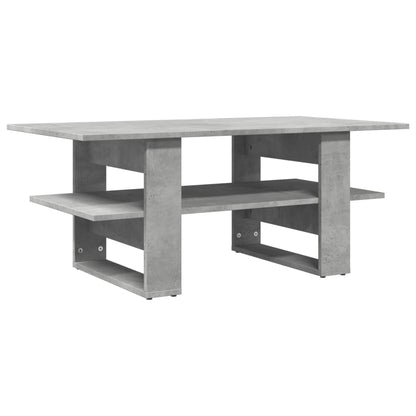 Konferenční Stolek Betonově Šedý 102X55X42 Cm Kompozitní Dřevo