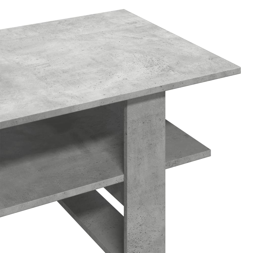 Konferenční Stolek Betonově Šedý 102X55X42 Cm Kompozitní Dřevo