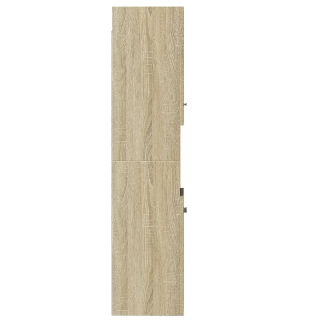 Koupelnová Skříňka 30 X 30 X 130 Cm Dřevotříska