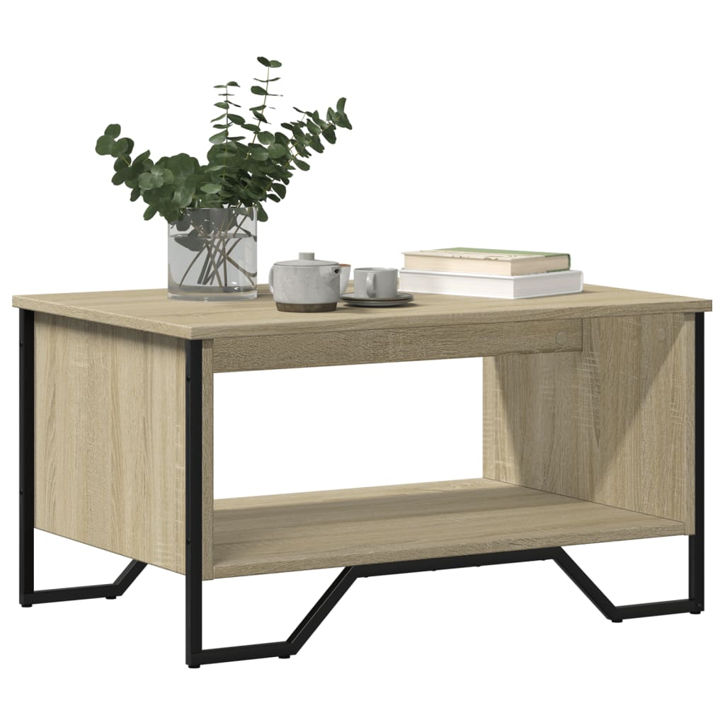 Konferenční Stolek 75 X 51 X 40 Cm Kompozitní Dřevo