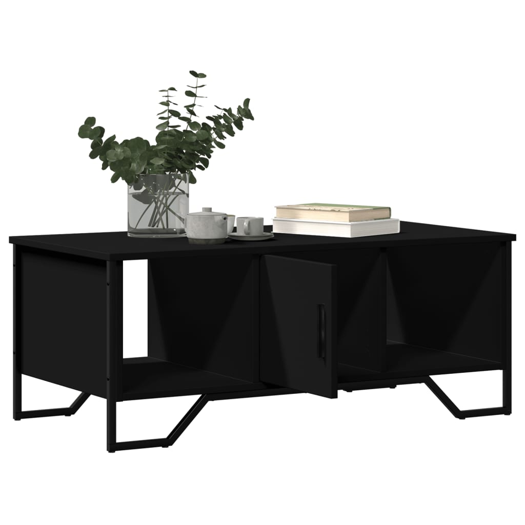 Konferenční Stolek Černý 100 X 51 X 40 Cm Kompozitní Dřevo