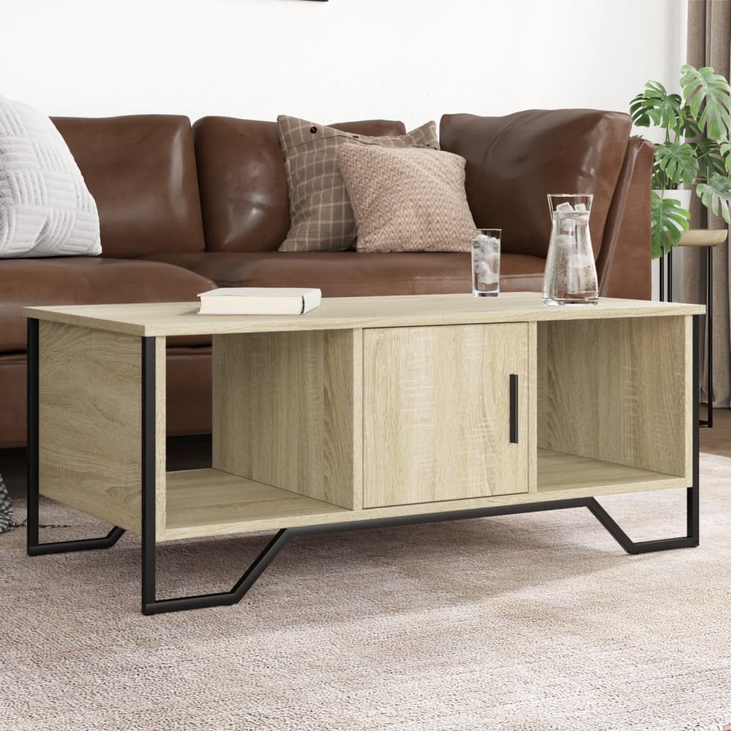 Konferenční Stolek Černý 100 X 51 X 40 Cm Kompozitní Dřevo