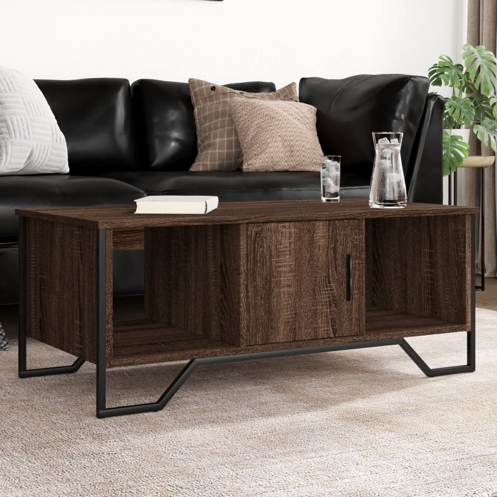 Konferenční Stolek Černý 100 X 51 X 40 Cm Kompozitní Dřevo